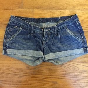 Ruehl No.925 Denim Roll-up Shorts Size 25